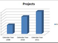 Growth in Projects 2009-2011